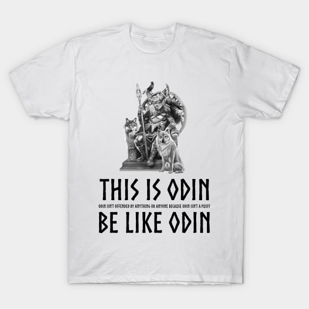 Anti-Communist SJW - Odin Is Not A Pussy - Viking Mythology T-Shirt by Styr Designs